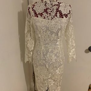 White long sleeve lace Keepsake dress